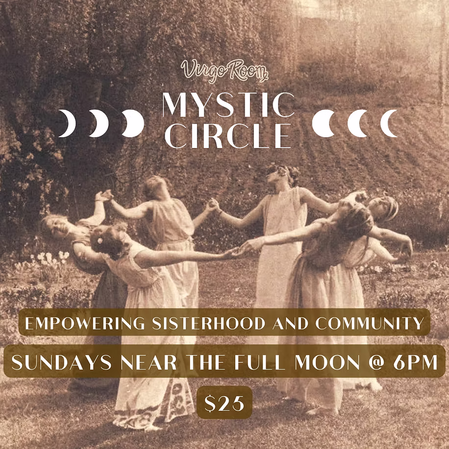 Monthly Mystic Circle with Alicia flyer